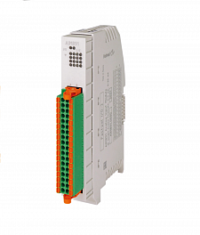 Модуль аналогового ввода, 16 каналов, 16 разрядов, диапазоны измерения 0–5 мА, 0–20 мА и 4–20 мА